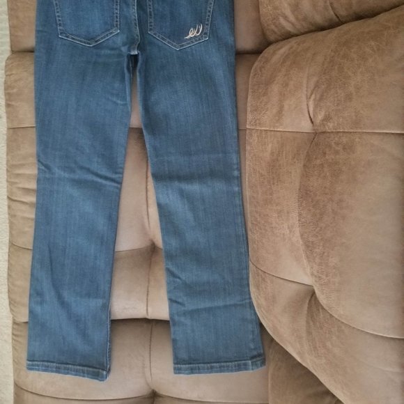 Express High Rise Bell Crop Jeans Size 0 NWT! - Picture 10 of 10